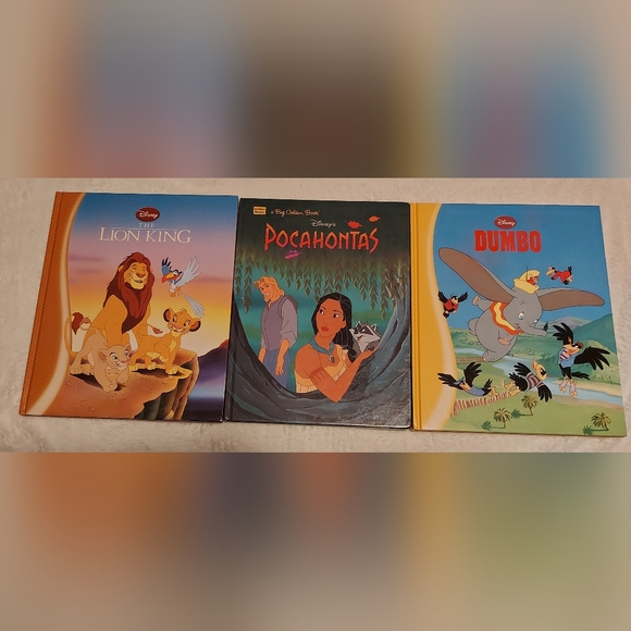 **3 Listings $20** Disney books- The Lion King, Pocahontas, and Dumbo - Picture 1 of 1